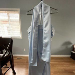 Lenovia 2XL Light Blue Formal Dress